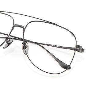 Montures de lunettes décontractées en titane noir léger style rétro pour hommes et femmes, adaptées à toutes les formes de visage, lunettes de lecture de qualité supérieure, fabriquées en Chine - Product Image 5