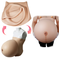 DIY Ventre de Grossesse Gonflable en Silicone pour Jumeaux (3-9 Mois) – Accessoire de Déguisement pour Travesti, Cosplay, Acteur