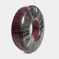 Câble de haut-parleur flexible rouge noir 2 cœurs 0.75MM Fil audio CCA