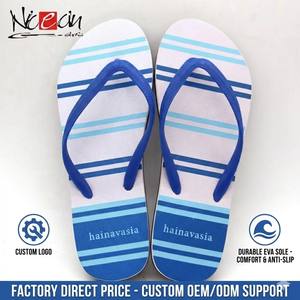 Durable EVA Sole Man Flip Flops Lightweight Anti-Slip Beach <b>Slippers</b> Comfortable <b>Summer</b> Footwear Manufacturer - Product Image 2