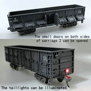 รถไฟของเล่นตัวถังโลหะ ชุดรถไฟของเล่นแบบกำหนดเอง รถไฟของเล่นไฟฟ้าพร้อมควัน รถไฟของเล่นไฟฟ้าสำหรับเด็ก รถไฟของเล่นขนาดเล็ก - Product Image 3