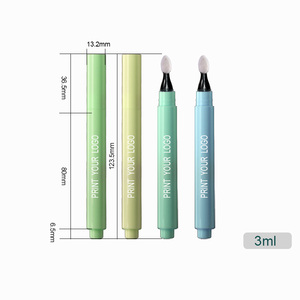 Cổ Phiếu Bán Buôn Rỗng Nhựa Mỹ Phẩm Bút Container 2Ml 3Ml Công Suất Cho Son Bóng Bao Bì Bấm Và Con Dấu Thiết Kế Với Bàn Chải Cap - Product Image 3