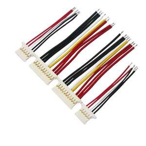 Kabel Terminal Ultra-Pendek 15mm, Kabel Silikon, <span class=keywords><strong>2</strong></span>-12Pin, Kabel Konektor Baterai Peralatan Rumah Tangga, Isolasi PVC, Konduktor Tembaga - Product Image 1