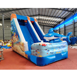 Toboggan aquatique gonflable à thème océanique en PVC, pour intérieur/extérieur, directement de l'usine, pour école, centre commercial - Product Image 2