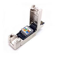 Connecteur industriel RJ45 assemblé sur site RJ45 PROFINET Ethernet droit CAT5E CAT6A Fiche métallique à connexion rapide 6GK1901-1BB10-2AA0