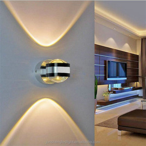 Luz <span class=keywords><strong>de</strong></span> pared circular para <span class=keywords><strong>el</strong></span> hogar, jardín, balcón, pantalla <span class=keywords><strong>de</strong></span> 3W, Led Lente <span class=keywords><strong>de</strong></span> Cristal, lámpara <span class=keywords><strong>de</strong></span> pared, Adorno <span class=keywords><strong>de</strong></span> Navidad Noel, 2 uds. - Product Image 6