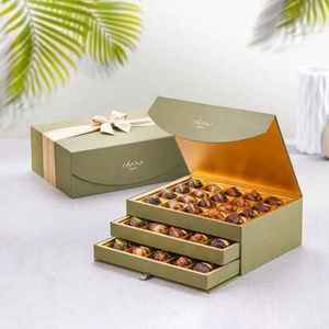 Batch Custom Party Cake Holiday <strong>Present</strong> Romantic <strong>Chocolate</strong> Food Gift <strong>Box</strong>,moon Cake <strong>Box</strong> with Lid - Product Image 4