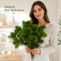 Pigne artificielle décorative en plastique, simulation de pignon de pin, fleurs, plante décorative pour aménagement paysager, accessoires pour bonsaï
