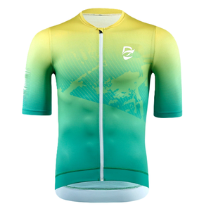 Ropa de Ciclismo al por Mayor, Jersey de Ciclismo de Manga Corta, Top Profesional para Ciclismo de Carretera, Transpirable, Ajuste Delgado, Logotipo Personalizable - Product Image 6