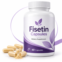 Capsules de Fisetin Marque Blanche 60 Unités – Complément Alimentaire pour le Bien-être Quotidien et le Soutien du Bien-être Cellulaire – OEM ODM