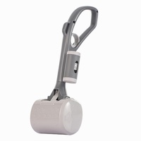 Recogedor de Excrementos de Perro, Bolsa para Pasear Mascotas, Suministros para Perros, Bolsa de Basura Integrada, Fácil Limpieza, Recolector de Desechos