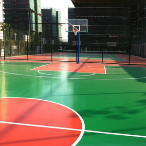 Suelos Deportivos Sintéticos <span class=keywords><strong>de</strong></span> Poliuretano, Revestimientos <span class=keywords><strong>de</strong></span> Silicona PU para Canchas <span class=keywords><strong>de</strong></span> Baloncesto, <span class=keywords><strong>Tenis</strong></span> y Bádminton <span class=keywords><strong>de</strong></span> <span class=keywords><strong>Cemento</strong></span> al Aire Libre - Product Image 1