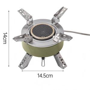 Nouveau réchaud portable infrarouge manuel au butane léger et métallique 2026 avec sac de rangement et supports pliables pour <span class=keywords><strong>camping</strong></span> <span class=keywords><strong>en</strong></span> extérieur et <span class=keywords><strong>en</strong></span> voiture - Product Image 2