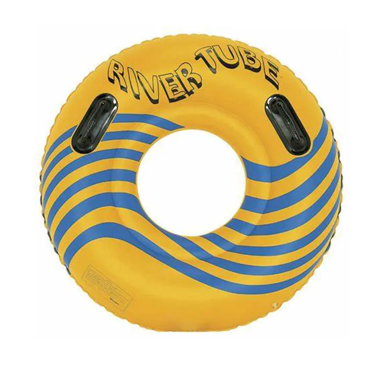 Tubo inflável para piscina, 42 "polegadas, para parque aquático, durável, torção, interior, tubo flutuador, anel de natação com alças