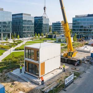 Maisons habitables étanches et ignifuges, conteneurs préfabriqués doubles en kit, villas préfabriquées pour dortoirs étudiants et appartements - Product Image 6