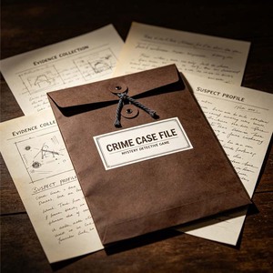 <span class=keywords><strong>Gioco</strong></span> da Tavolo Personalizzato con Stampa su Misura, Murder Mystery, <span class=keywords><strong>Detective</strong></span> Game per Adulti - Product Image 1