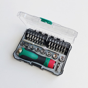 <b>Multi</b> Functional Ratchet <b>Screwdriver</b> Set 39 Piece Crv <b>Bits</b> Metric System Home Diy Tools - Product Image 1