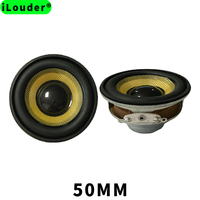 (50MM-2) Haut-parleur circulaire OEM 5W 8 Ohm en fibre de verre 50mm, haut-parleurs pleine gamme 2 pouces