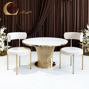 Silla de Comedor de Acero Inoxidable con Funda Extraíble, Diseño Romántico y Elegante para Muebles de Hogar y Banquetes de Boda - Product Image 5
