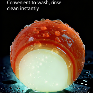 Nuovi Prodotti di Lusso per Animali Domestici: Palla Elastica Solida per Cani, Giocattolo in Gomma Ecologica e Peluche per Gioco Interattivo, Confezionato in Sacchetto - Product Image 4