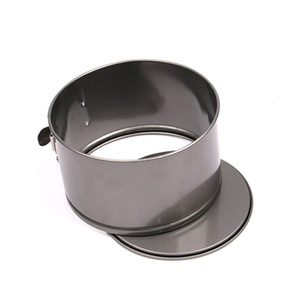 Moule à gâteau rond à fond amovible en acier au carbone antiadhésif pour la pâtisserie à domicile - Product Image 3