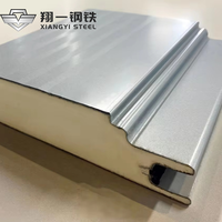 Panel Sandwich PU Berkualitas Tinggi, Panel Sandwich Logam Berinsulasi PU 16mm untuk Aplikasi Dinding dan Atap Hemat Energi