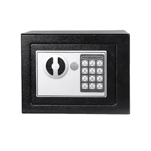 Mini Caja de Seguridad Digital Caja Fuerte Locker Pequeña Caja Fuerte de Acero Eléctrico Contraseña Caja de Seguridad para Dinero
