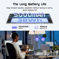 Ordinateur portable 14 pouces avec processeur Celeron N4000, 6 Go de RAM, 512 Go de SSD, WIFI 5G, écran IPS FHD, ordinateur portable léger pour le travail ou les voyages