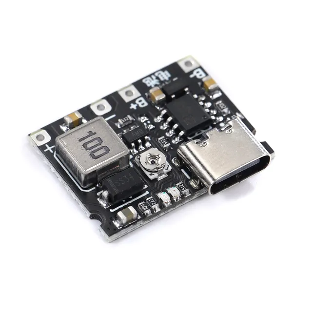 Lithium Li-ion 18650 3.7v 4.2v Battery Charger Board Dc-dc Step up Boost Module Tp4056 Diy Kit Parts