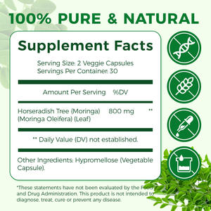 Kapsul sayuran <span class=keywords><strong>Moringa</strong></span> organik alami 60p kapsul bubuk daun <span class=keywords><strong>Moringa</strong></span> untuk mendukung kesehatan sendi mendorong tidur yang tenang - Product Image 5