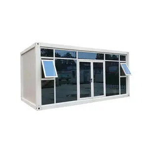 Decorativo Prefab House Sandwich Panel Steel Structure Pré-fabricado 40FT Luxury Living Modular Container House