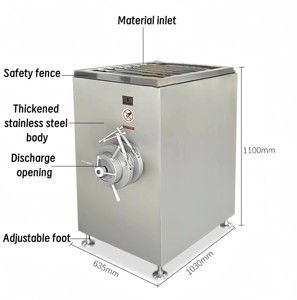 Промышленная электрическая мясорубка для говядины, высокопроизводительная, для производства колбас, для фабрик - Product Image 2