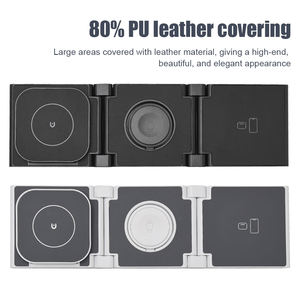 Station de charge sans fil magnétique <span class=keywords><strong>3</strong></span> <span class=keywords><strong>en</strong></span> <span class=keywords><strong>1</strong></span> de 15 W de taille poche, idéale pour les appareils <span class=keywords><strong>Apple</strong></span> - Product Image 4