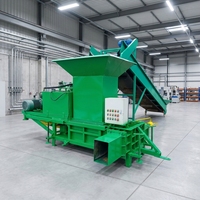 Presse à balles hydraulique pour paille et foin avec moteur, capacité de 2000 kg, usage agricole, origine Shandong, longue durée de vie