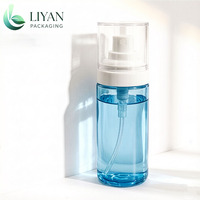 Flacon pulvérisateur PET vide de 30 ml et 50 ml, flacon cosmétique à fine brume pour toner, lotion, parfum, impression de logo personnalisée sur sérigraphie
