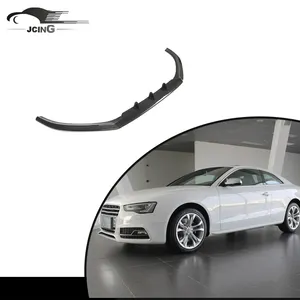 Carbon Fiber Front Bumper Lip For Audi S5 2012-2016