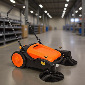 Spazzatrice Manuale Rt980 con Larghezza di Pulizia 38,6 Pollici, Contenitore da 12 Galloni, Tre Spazzole per Uso Commerciale - Product Image 2