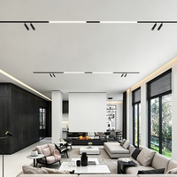 Système de rail magnétique LED en aluminium pour plafond tendu - Design moderne, certifié CE, garantie 3 ans