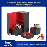 Boîte de rangement pour cartes de jeu Commander, personnalisable, directement de l'usine, en papier, magnétique, multifonctionnelle.