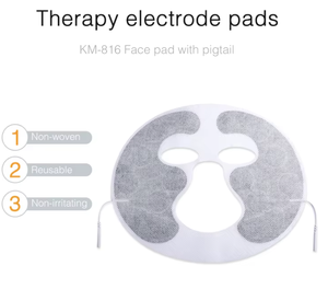 Parche Facial Desechable de Tela No Tejida Blanca de 200*240 mm para Terapia Conductiva - Product Image 2