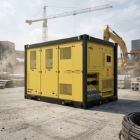 Générateur hybride PV avec accès au réseau 75kWh 150kWh LFP BESS pour l'extension électrique des chantiers