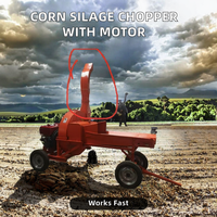 Broyeur de maïs et d'herbe compatible tracteur PTO, moteur haute productivité, boîte de vitesses, roulement – Essentiel pour remorque agricole et alimentation animale