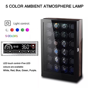 Hộp đựng đồng hồ tự động thông minh có màn hình cảm ứng LCD, tùy chỉnh miễn phí, 24 ngăn, dành cho đồng hồ đeo tay lớn - Product Image 6