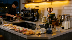 <span class=keywords><strong>2026</strong></span> कस्टम वाणिज्यिक ग्रेड स्टेनलेस स्टील कॉफी बीन रोस्टिंग उपकरण पूर्ण सेट सटीक तापमान नियंत्रण स्वचालित - Product Image 5