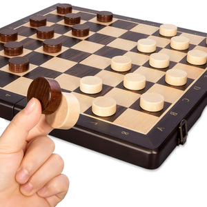 Bộ cờ từ cao cấp Bộ cờ vua bằng gỗ 2 trong 1 Bộ cờ vua có thêm 2 Nữ Hoàng - Product Image 6