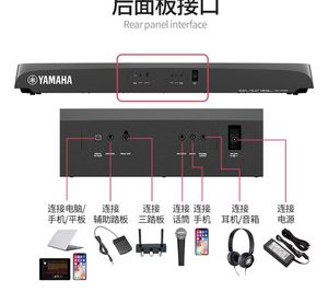 Đàn tổng hợp Yamaha DGX670 chuyên nghiệp, 88 phím nặng, đàn piano điện tử Yamaha DGX 670 - Product Image 6