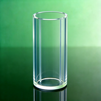 Tube de laboratoire en verre de quartz synthétique fusionné de haute qualité, 99,99 % de quartz pur, pour soudage à haute flexion, vente en gros