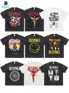 Heavyweight Custom <strong>T</strong> <strong>Shirt</strong> Bespoke Luxury Graphic Tee Streetwear Retro Racing <strong>Motorbike</strong> Brand Logo Printing <strong>Shirts</strong> - Product Image 2