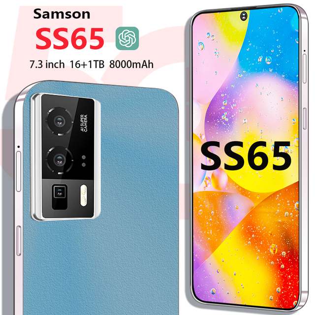 Good Quality Samson Ss65 Pro Phone Celular 7.3 Inch Mobile Phone 5G Smartphone 16gb 256gb Cellphones