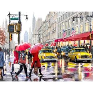 CHENISTORY-Peinture sur Toile, Peinture Murale de Rue <span class=keywords><strong>Paris</strong></span>, Art Décoratif, Peint à la Main, Style Moderne, pour Maison et Enfants, 99110 - Product Image 1